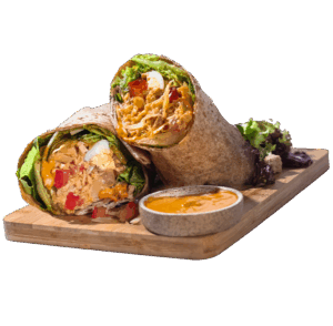 WRAP FRANGO PICANTE franquia saudável boali maior franquia de alimentação saudável do Brasil e hemisfério sul