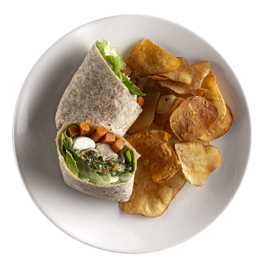 wrap frango ao pesto fresco wraps saudáveis franquia alimentação saudável boali