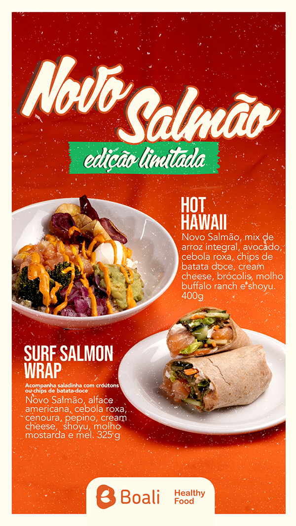 novo salmão bowl e wrap
