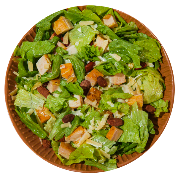 SALADA ALMOND CAESAR Boali maior franquia de alimentação saudável do Brasil e Hemisfério Sul destaque